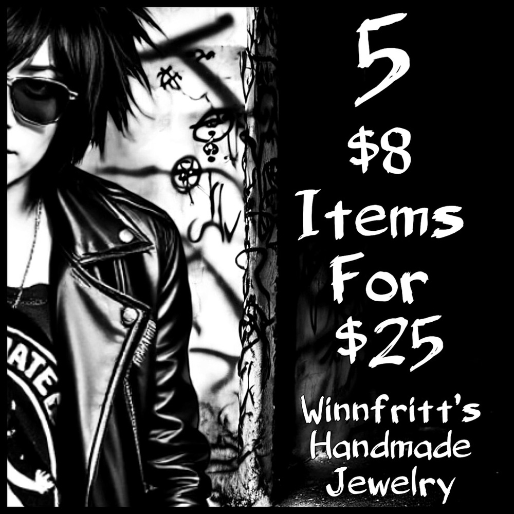 5 For $25💫Rhodochrosi Stone Pendant - Picture 2 of 3